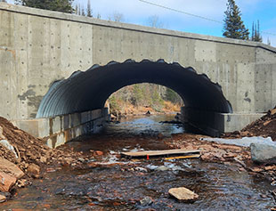 Hefflefinger Road at Hockamin Creek
