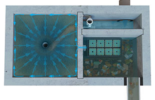Horizontal-Flow Biofiltration